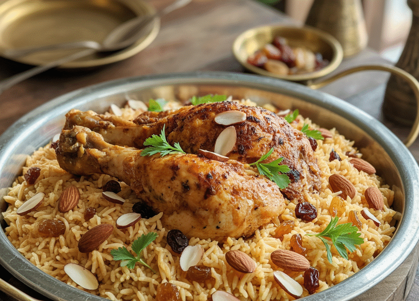 Arabischer Reis mit Hähnchen