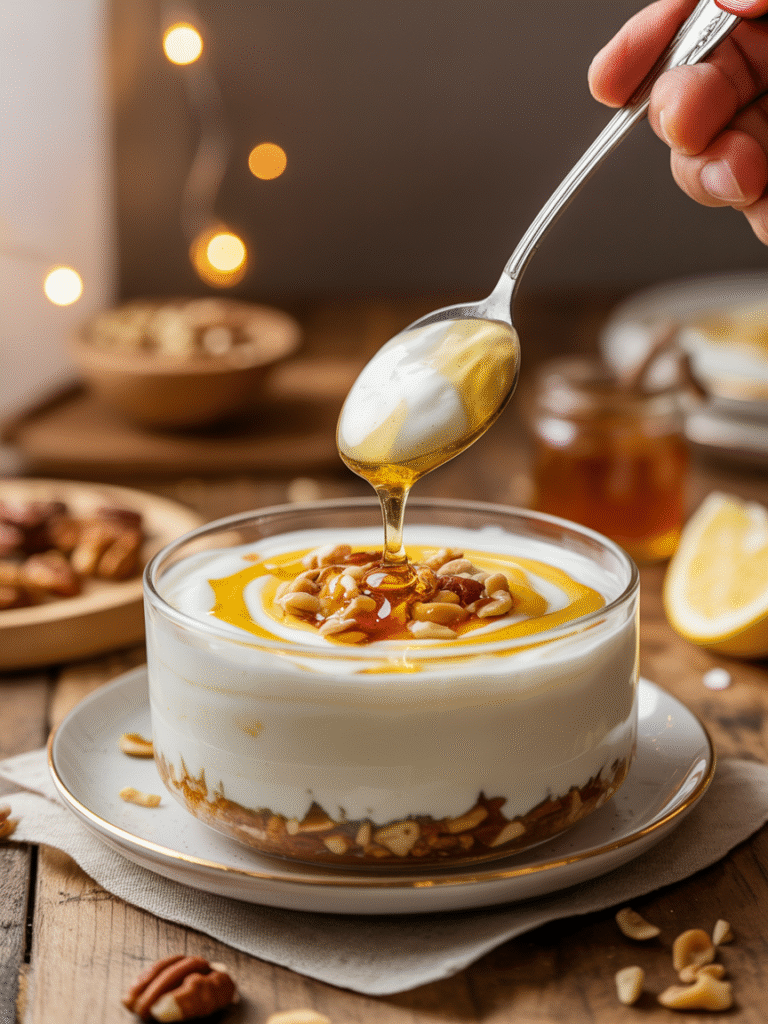 Joghurt-Honig-Dessert