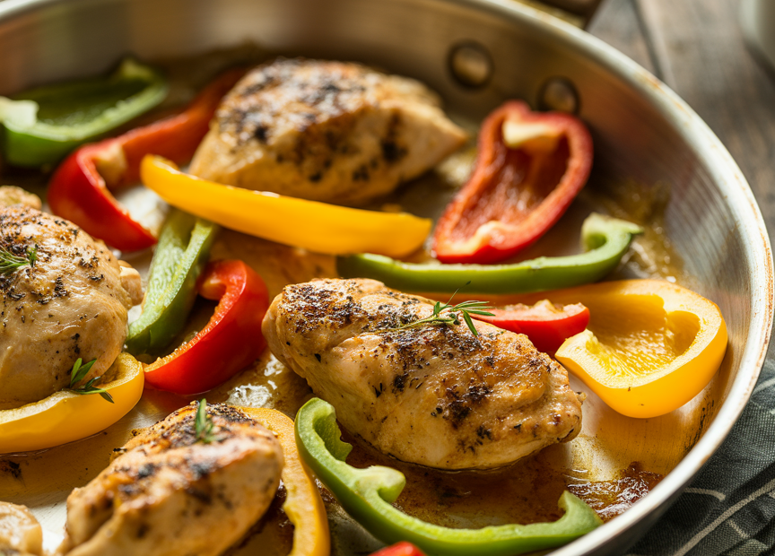 Keto Paprika-Hähnchen