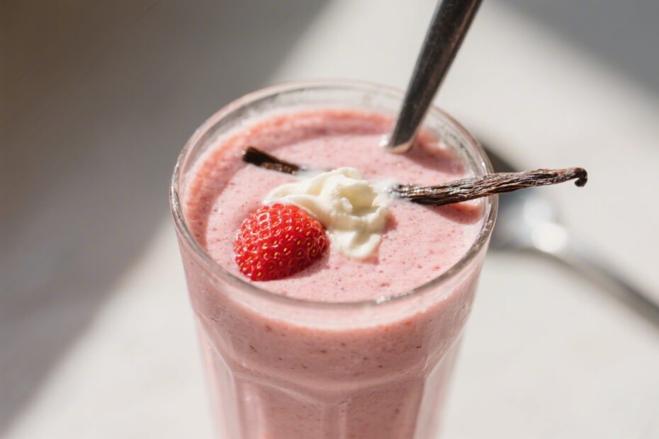 Erdbeer Vanille Smoothie